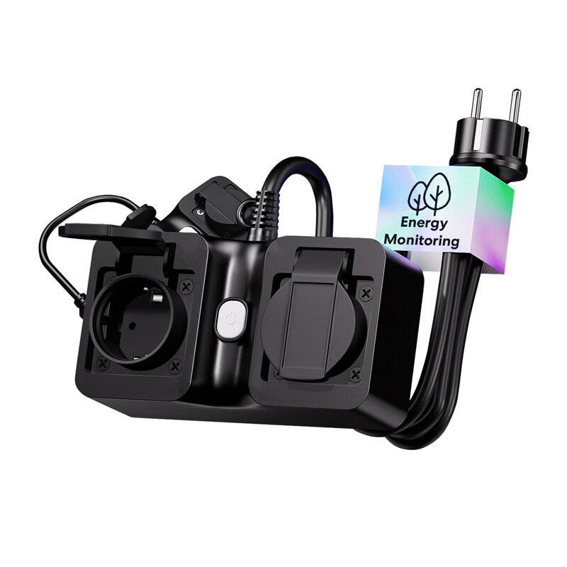 Meross MOP320MA-EU WLAN-Smart-Steckdosenleiste, für den Außenbereich, IP44 (Matter)