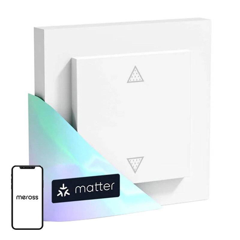 Meross MRS105MA-EU WiFi Smart Rollladenschalter (Matter)