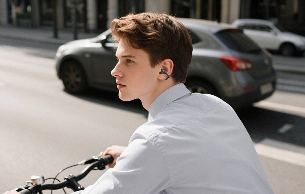 QCY Drahtlose Kopfhörer Crossky C50 (grau)