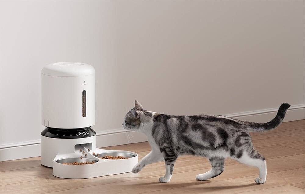 Petlibro Granary Futterspender mit Doppelnapf 5L (weiß)