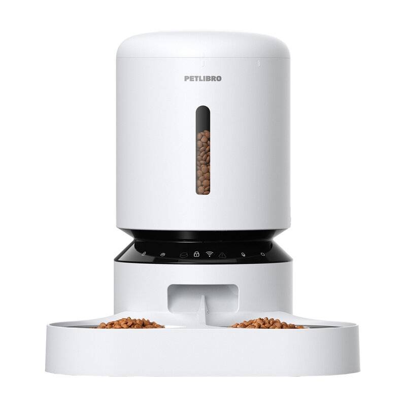 Petlibro Granary Futterspender mit Doppelnapf, Wifi, 5L(weiß)