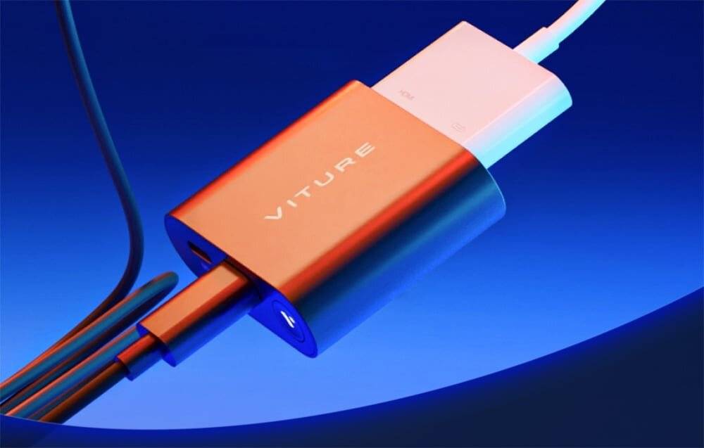 Adapter HDMI XR iPhone Schlitten