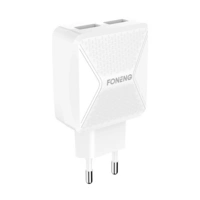 GaN Foneng EU50 Ladegerät, 35W 2x USB-C auf Typ-C auf Lightning (weiß) GaN Foneng EU50 Ladegerät, 35W 2x USB-C auf Typ-C auf Lightning (weiß)