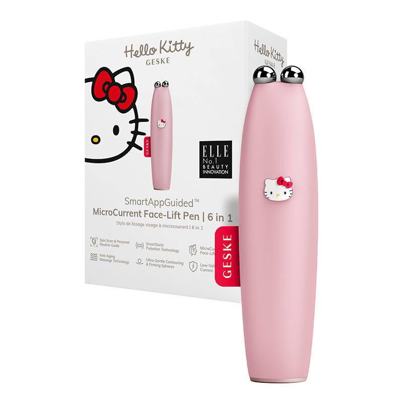 MicroCurrent Face-Lift Pen 6 in 1 Geske mit APP (Hello Kitty rosa)