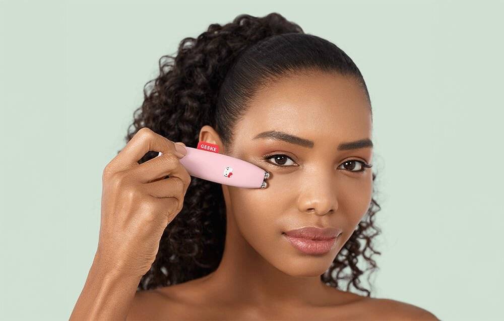 MicroCurrent Face-Lift Pen 6 in 1 Geske mit APP (Hello Kitty rosa)