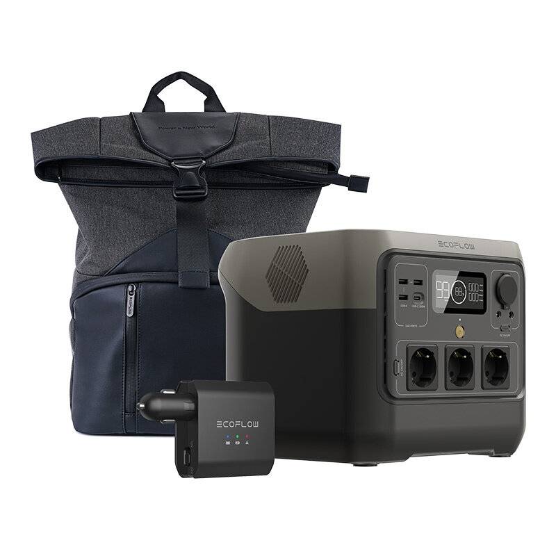 Bundle EcoFlow River 2 Pro + Smart Auto-Ladegerät + Tragetasche