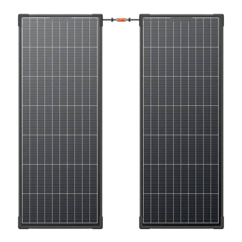Satz von 2x EcoFlow 130W-Photovoltaik-Paneel (starre Konstruktion)