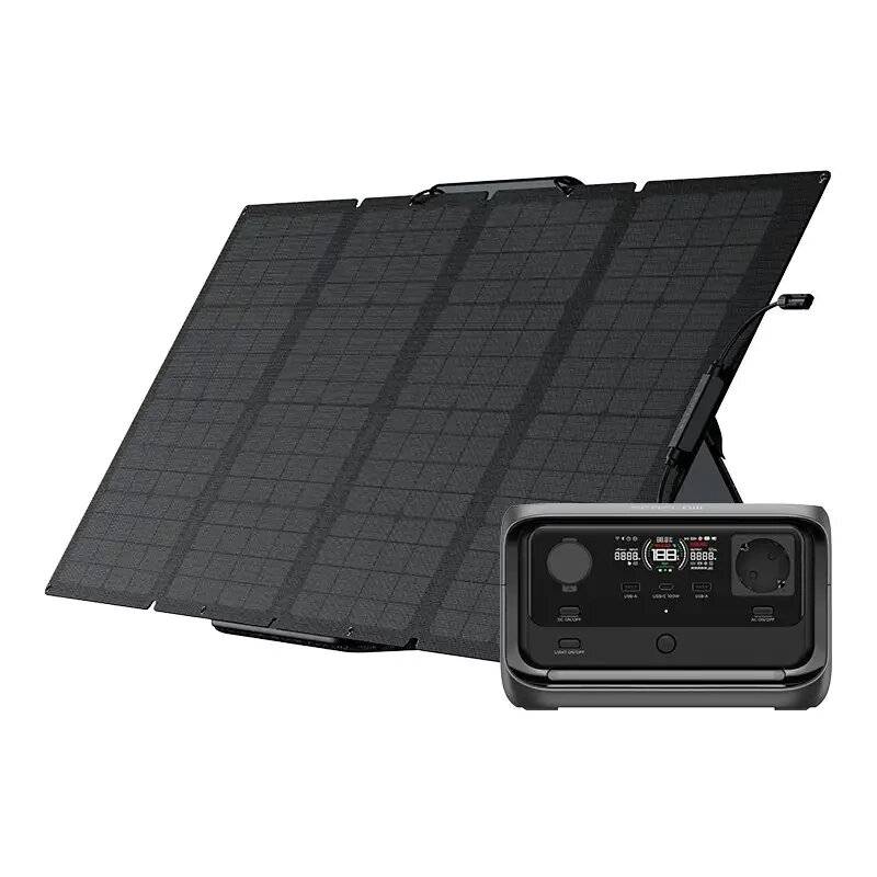 Set: Kraftwerk EcoFlow River 3 Plus + tragbares Solarpanel 160W