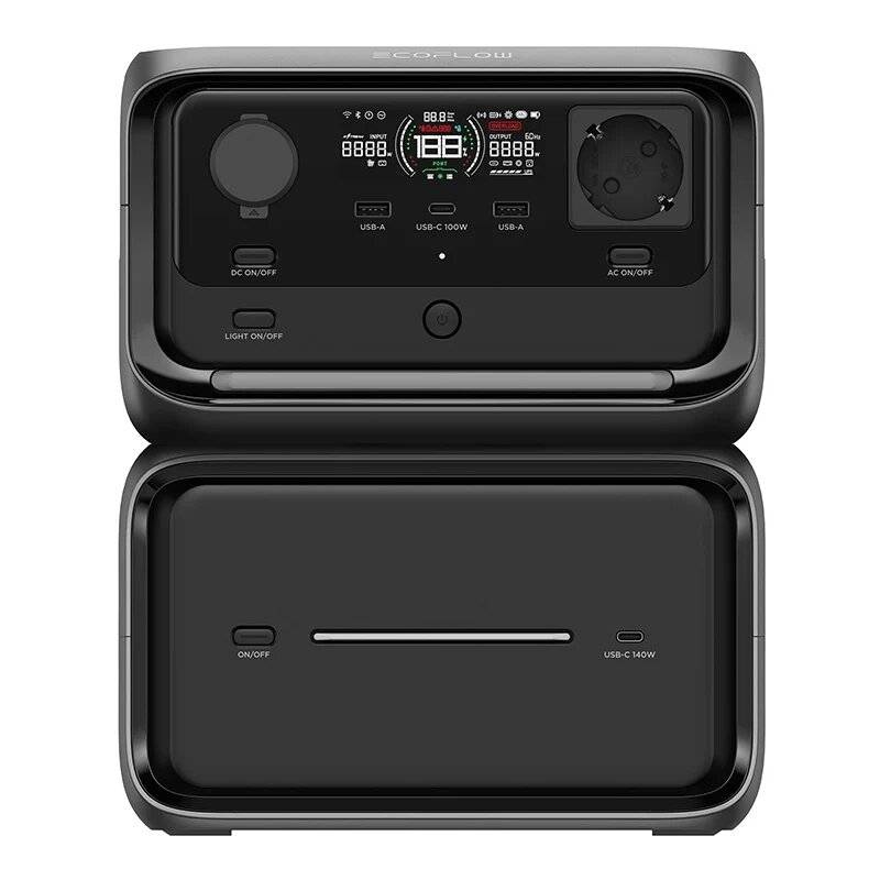 Set: Kraftwerk EcoFlow River 3 Max Plus + tragbares Solarpanel 160W