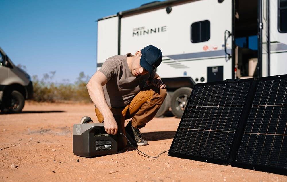 EcoFlow 220W NextGen bifaciales Fotovoltaik-Paneel