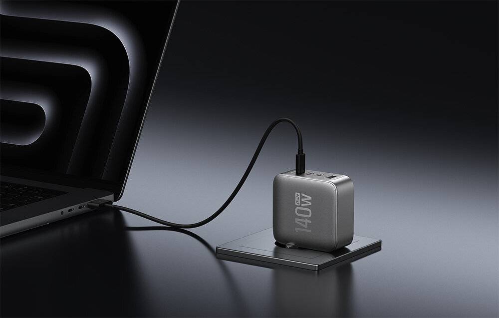 EcoFlow RAPID Pro 140W Netzladegerät, 3xUSB-C, 1xUSB-A, GaN