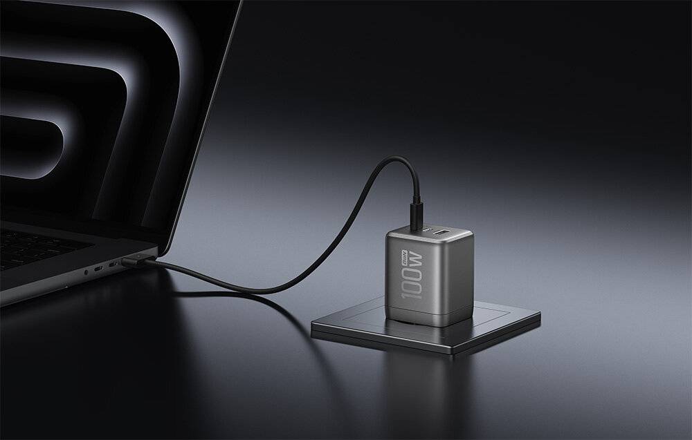 EcoFlow RAPID Pro 100W Netzladegerät, 2xUSB-C, 1xUSB-A, GaN