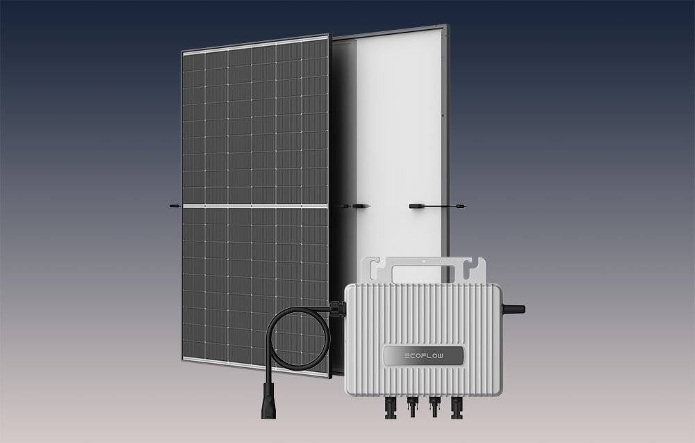 EcoFlow STREAM Easy 1020W Balkon-Photovoltaik.