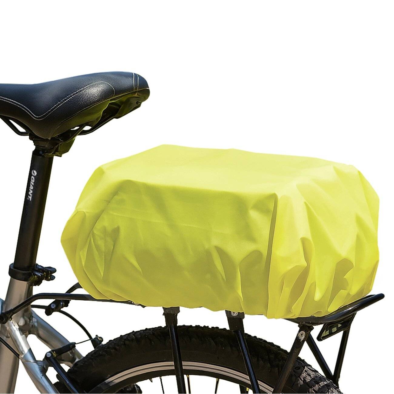 Wozinsky Universal-Regenschutz Gummizug Fahrradtaschen-Rucksack grün WBB5YW