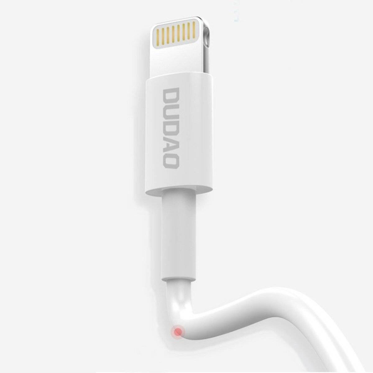 Dudao L1L USB / Kompatibel mit iPhone (Kabel) 3A 1m – Weiß