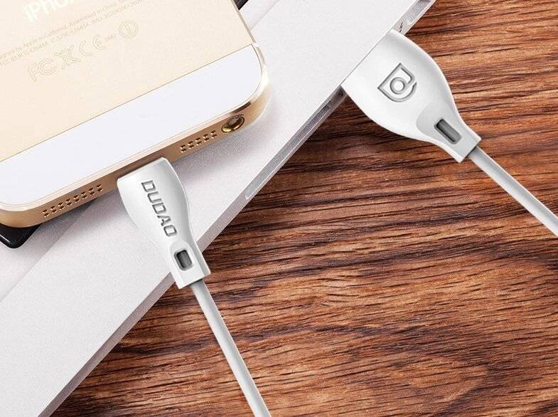 Dudao Kabel USB / Lightning 2.4A 1m weiß L4L