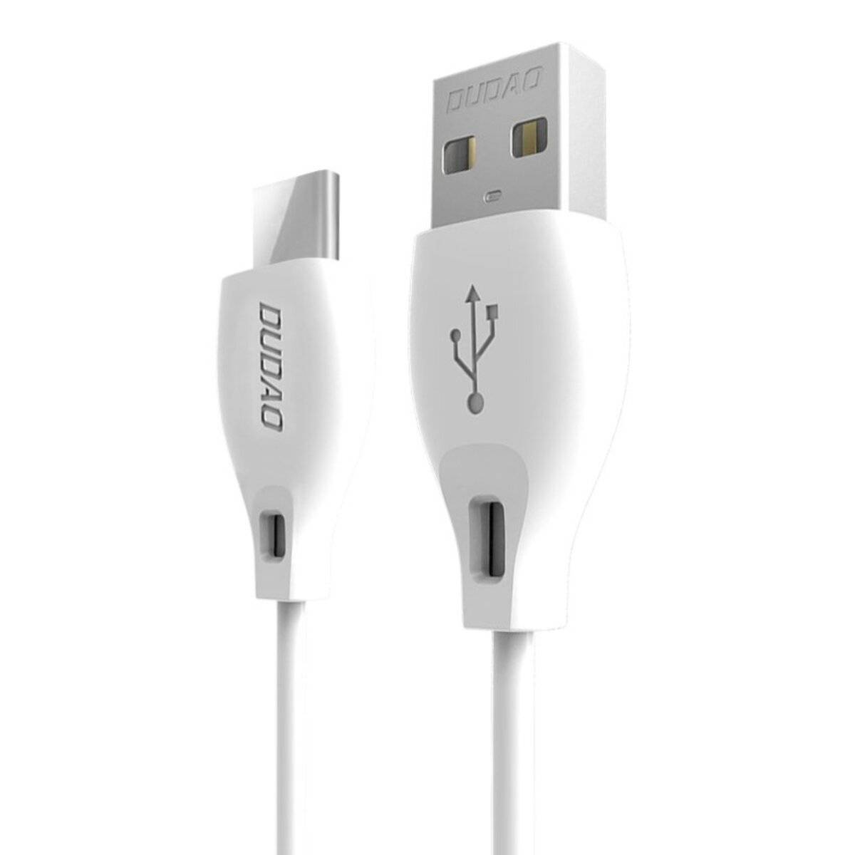 Dudao L4T USB-A zu USB-C Kabel 2,1A 1m Weiß