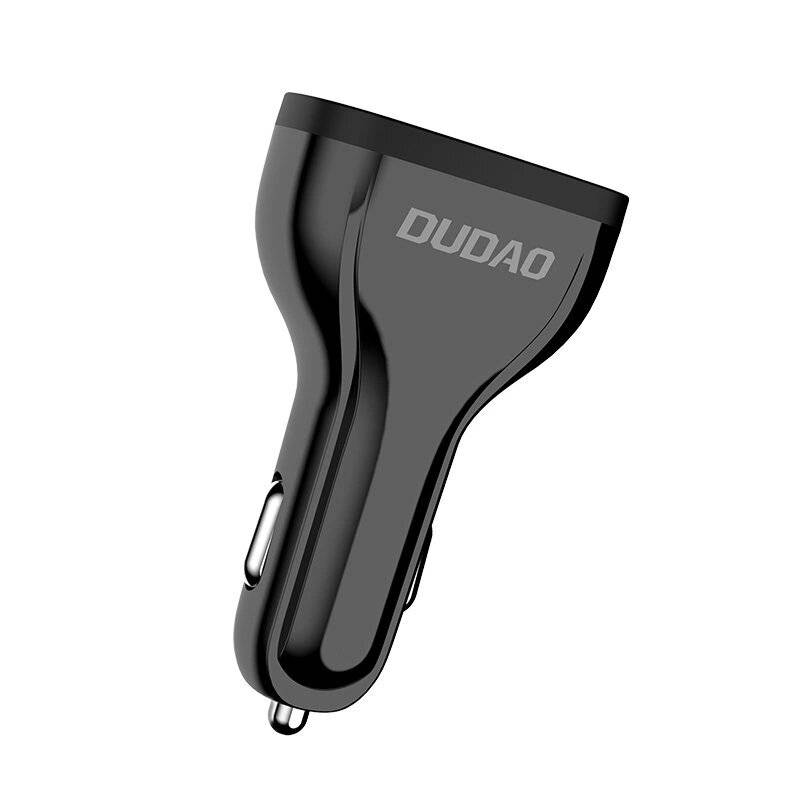 Dudao Autoladegerät Quick Charge 3.0 QC3.0 2.4A 18W 3x USB Schwarz R7S