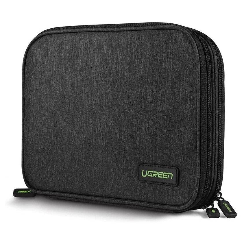 Ugreen Gehäusebox Festplatte HDD SSD Telefonkabel Zubehör 24,5 x 17,5 5 cm grau 50147 LP149