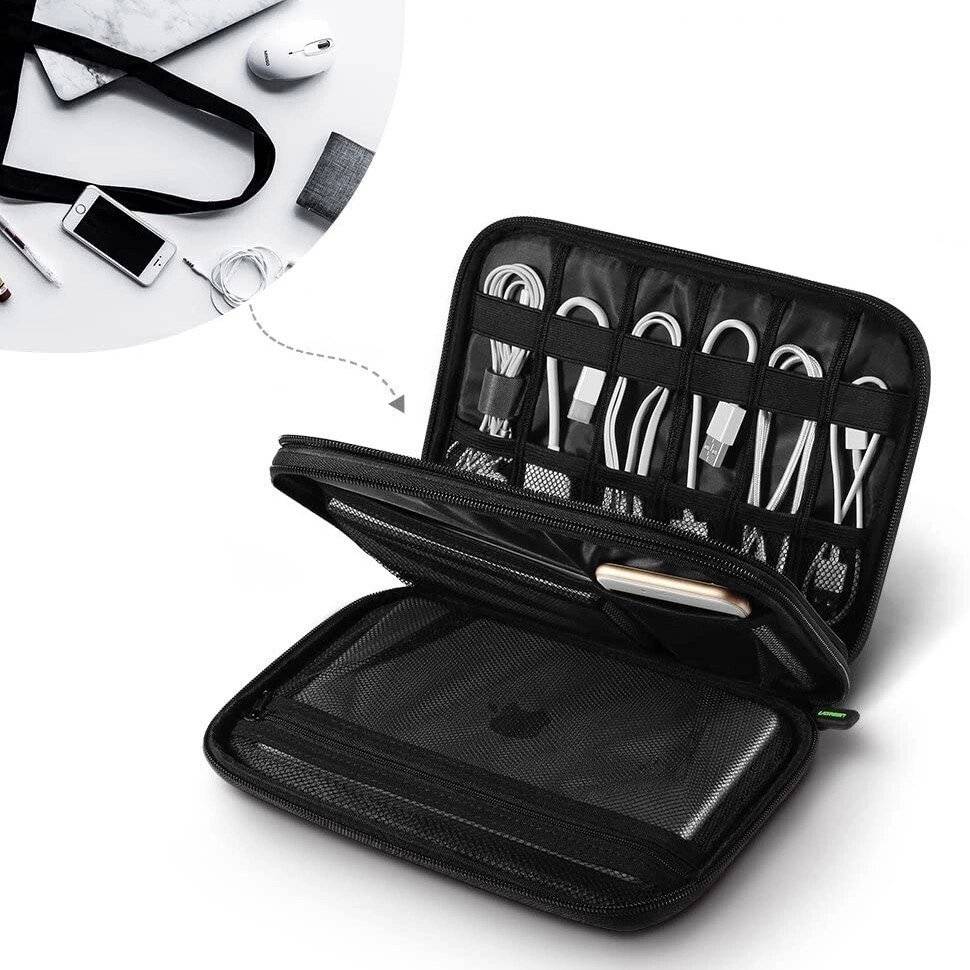 Ugreen Gehäusebox Festplatte HDD SSD Telefonkabel Zubehör 24,5 x 17,5 5 cm grau 50147 LP149