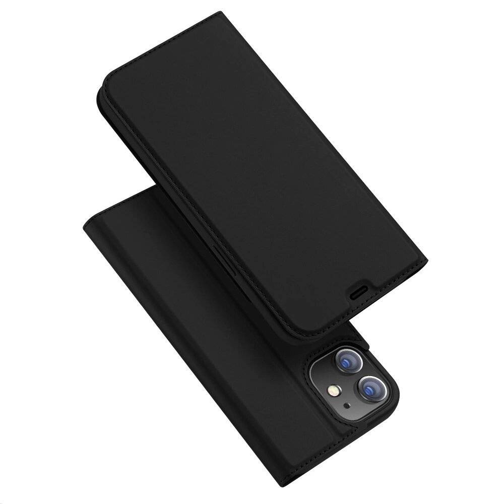 DUX DUCIS Skin Pro Holster Flip Cover iPhone 12 / schwarz