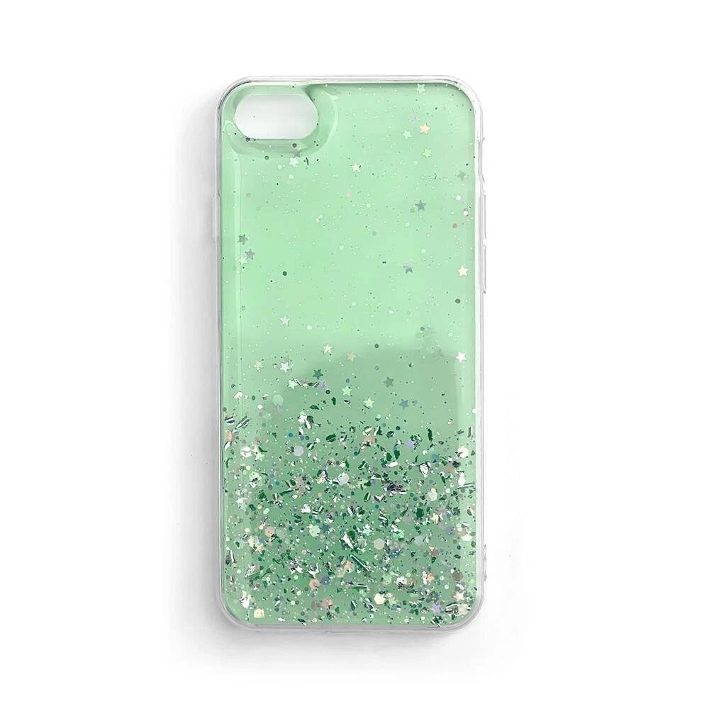 Wozinsky Star Glitter Shiny Cover Xiaomi Redmi K40 Pro + / Poco F3 Grün