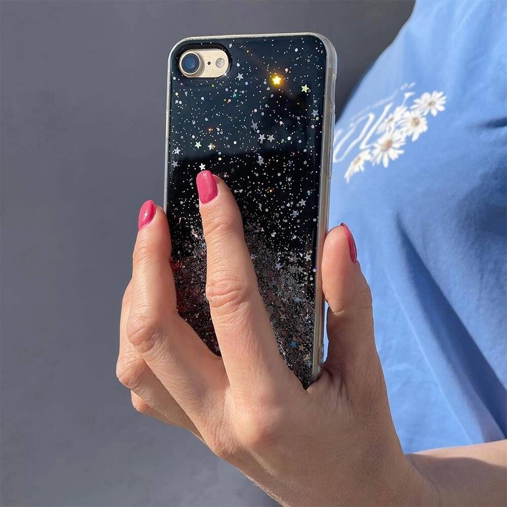 Wozinsky Star Glitter Shiny Cover Xiaomi Redmi K40 Pro + / Poco F3 Grün