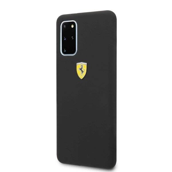 Ferrari Hardcase FESSIHCS67BK S20+ G985 schwarz/schwarzes Silikon