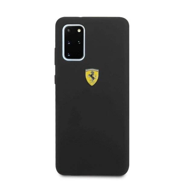 Ferrari Hardcase FESSIHCS67BK S20+ G985 schwarz/schwarzes Silikon
