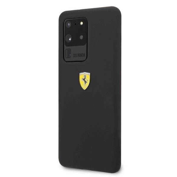 Ferrari Hardcase FESSIHCS69BK S20 Ultra G988 schwarz/schwarzes Silikon