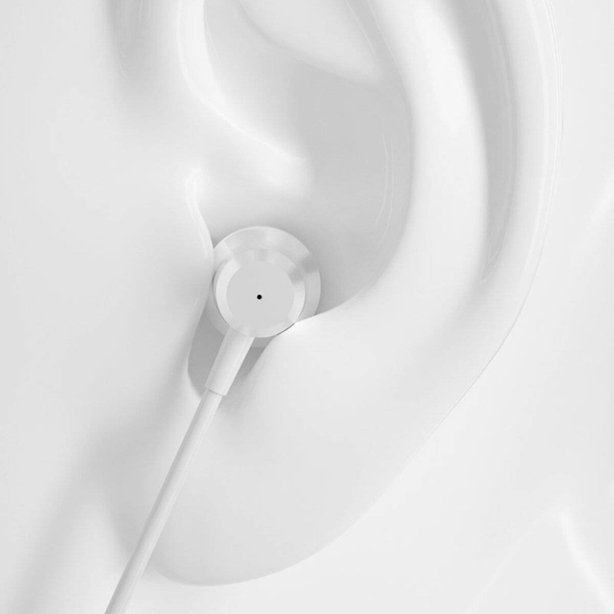 Dudao In-Ear-Kopfhörer Headset Fernbedienung Mikrofon 3,5 mm Miniklinke weiß X10 Pro