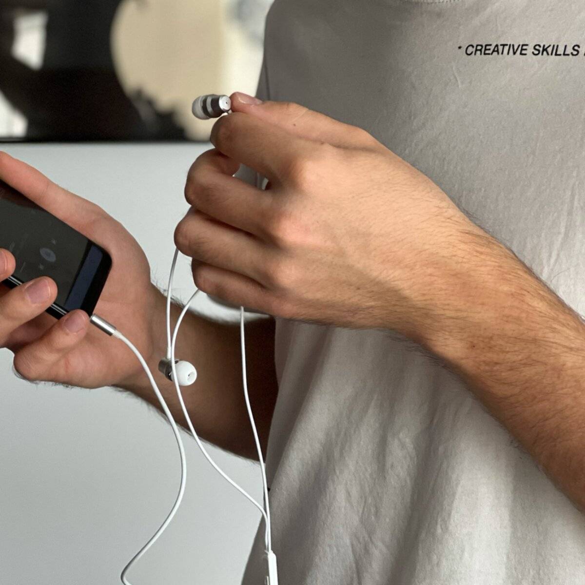 Dudao X10 Pro In-Ear-Kopfhörer 3,5 mm mit Mikrofon & Fernbedienung Weiß