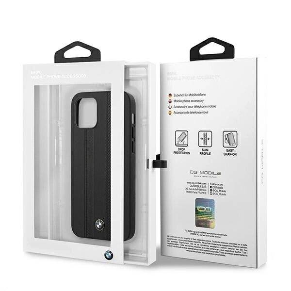 BMW Tasche BMHCP12STTBK iPhone 12 mini 5,4" schwarz/schwarz Hardcase Signature Tire Marks