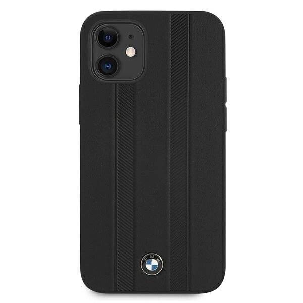 BMW Tasche BMHCP12STTBK iPhone 12 mini 5,4" schwarz/schwarz Hardcase Signature Tire Marks
