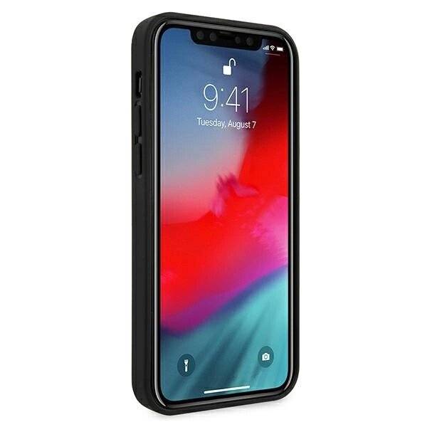 Ferrari FEHQUHCP12LBK iPhone 12 Pro Max 6.7″ schwarz/schwarz Hardcase Off Track Quilted