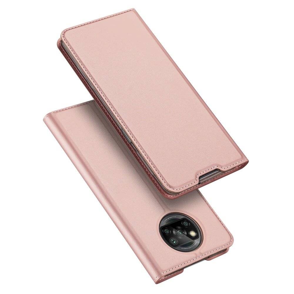 DUX DUCIS Skin Pro Holster Cover Flip Xiaomi Poco X3 NFC / pink