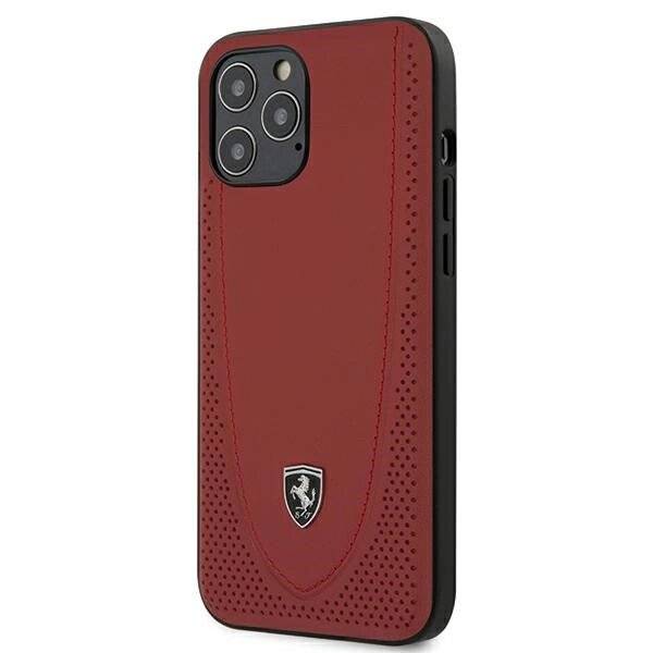 Ferrari FEOGOHCP12LRE iPhone 12 Pro Max 6.7″ rot/rot Hardcase Off Track Perforated