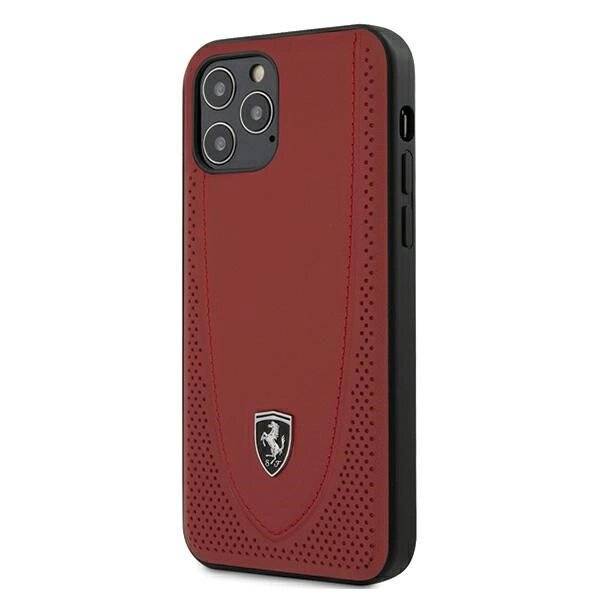Ferrari FEOGOHCP12MRE iPhone 12/12 Pro 6.1″ rot/rot Hardcase Off Track Perforated