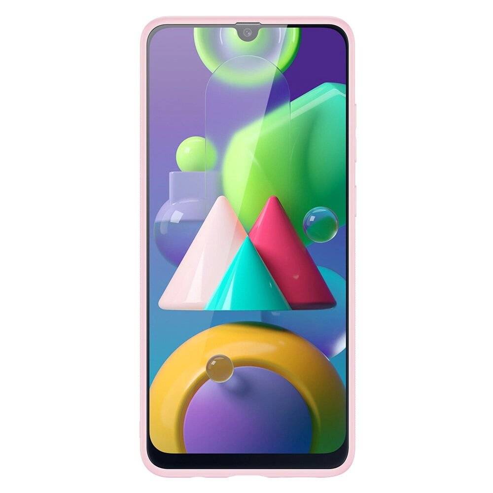 Dux Ducis Yolo elegantes Cover ökologischem Leder Samsung Galaxy M30s pink