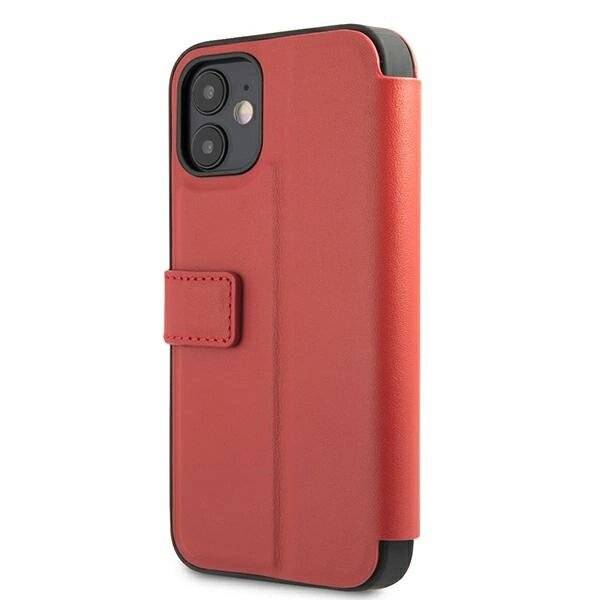 Ferrari FEOGOFLBKP12SRE iPhone 12 mini 5.4″ rot/rotes Buch Off Track Perforated