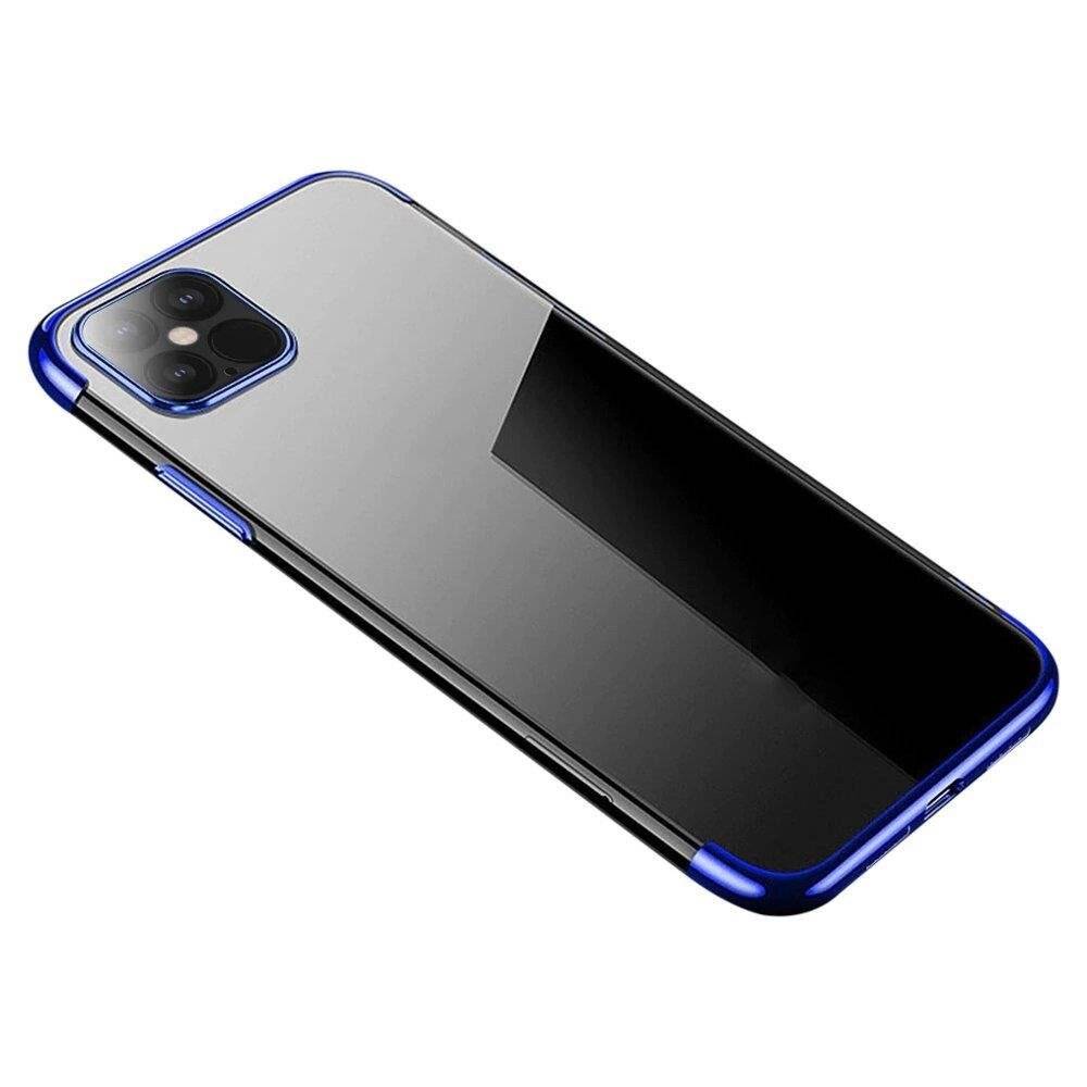 Clear Color Silikon Gel Electroplating frame Handyhülle Schutzhülle Xiaomi Mi 11 blau