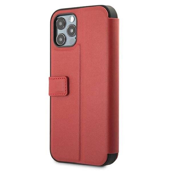 Ferrari FEOGOFLBKP12LRE iPhone 12 Pro Max 6.7″ rot/rotes Buch Off Track Perforated