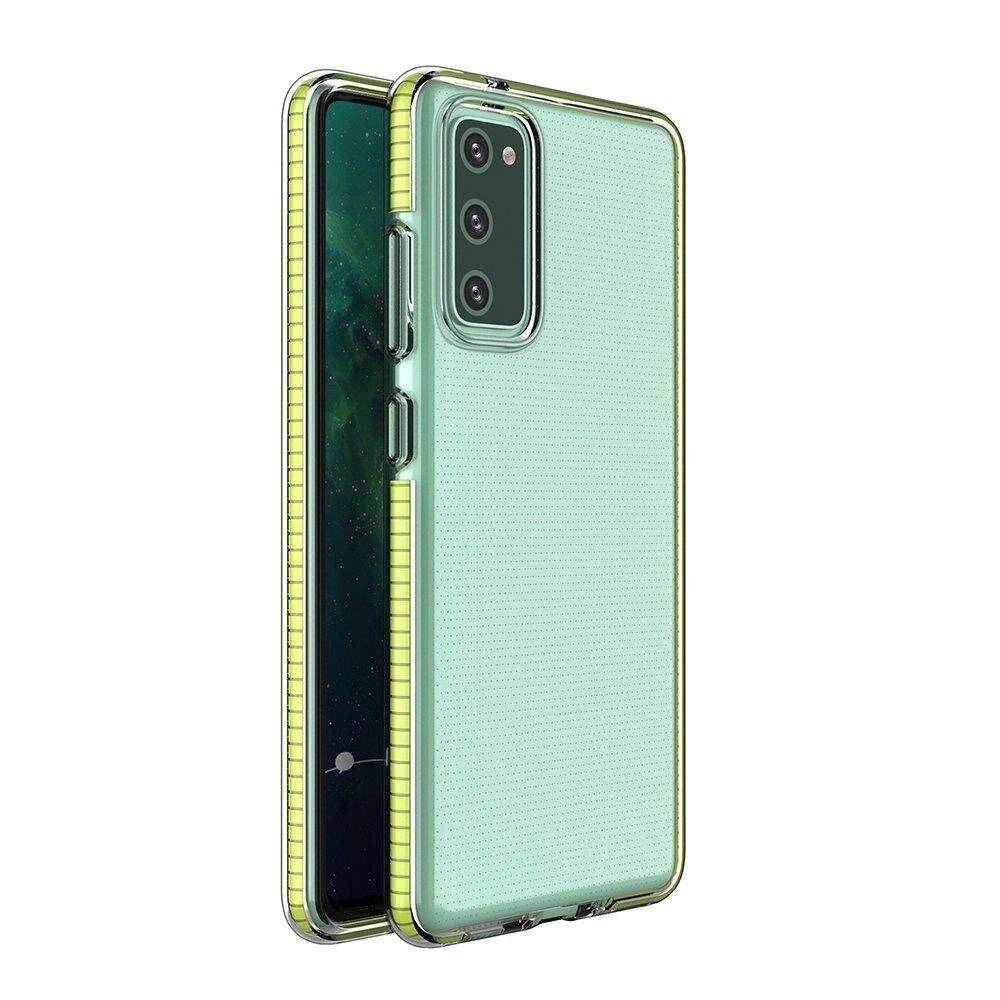 Spring Case Silikon Gel Handyhülle Schutzhülle Samsung Galaxy A72 4G gelb