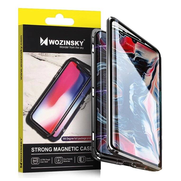 Wozinsky Full Magnetic Case 360 Vorder- Rückseite integriertem Glas Samsung Galaxy A72 4G