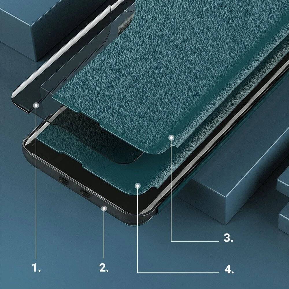 Eco Leather View Case Elegante Flip Cover Hülle Standfunktion Xiaomi Redmi K40 Pro + / Poco F3