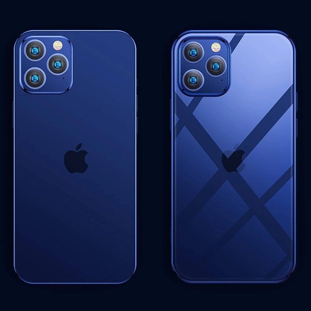 Joyroom New Beautiful Series Ultra Thin Clear Metallic Frame Case iPhone 12 Pro Max Grün JR-BP796