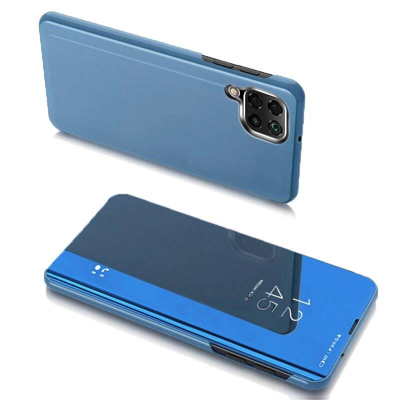 Clear View Case Cover Samsung Galaxy A22 4G blau