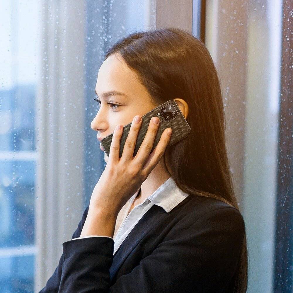 Dux Ducis Fino Hülle besteht Nylonmaterial Samsung Galaxy A22 4G grün