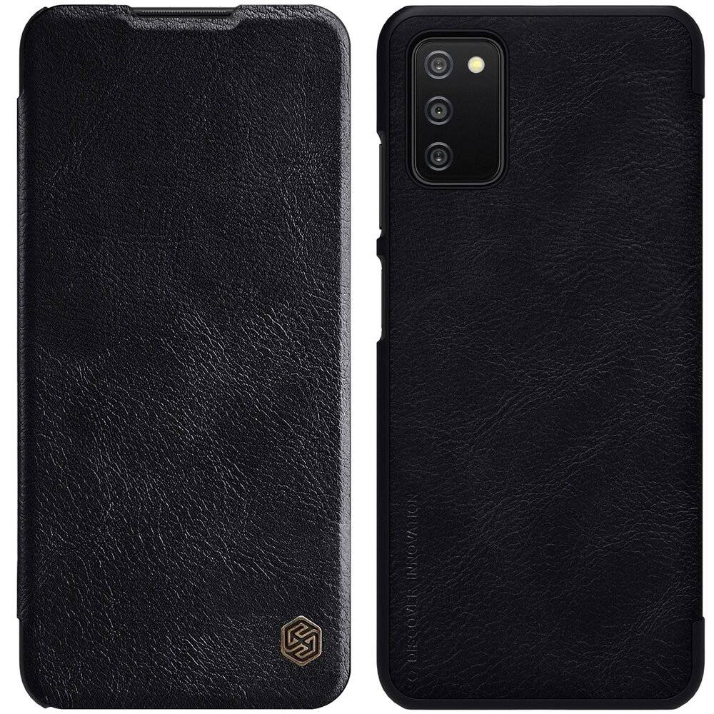 Nillkin Qin Lederholsterhülle Samsung Galaxy A03s schwarz