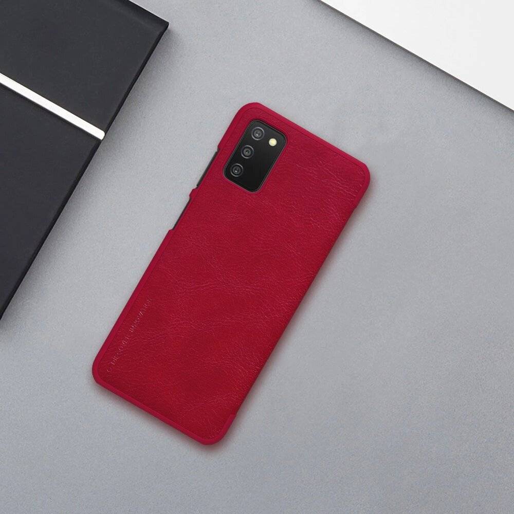 Nillkin Qin Lederholsterhülle Samsung Galaxy A03s schwarz
